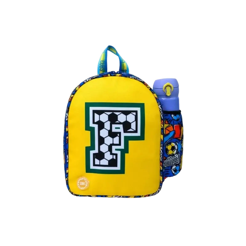 Football Fan letter F Nursery Lunch Backpack