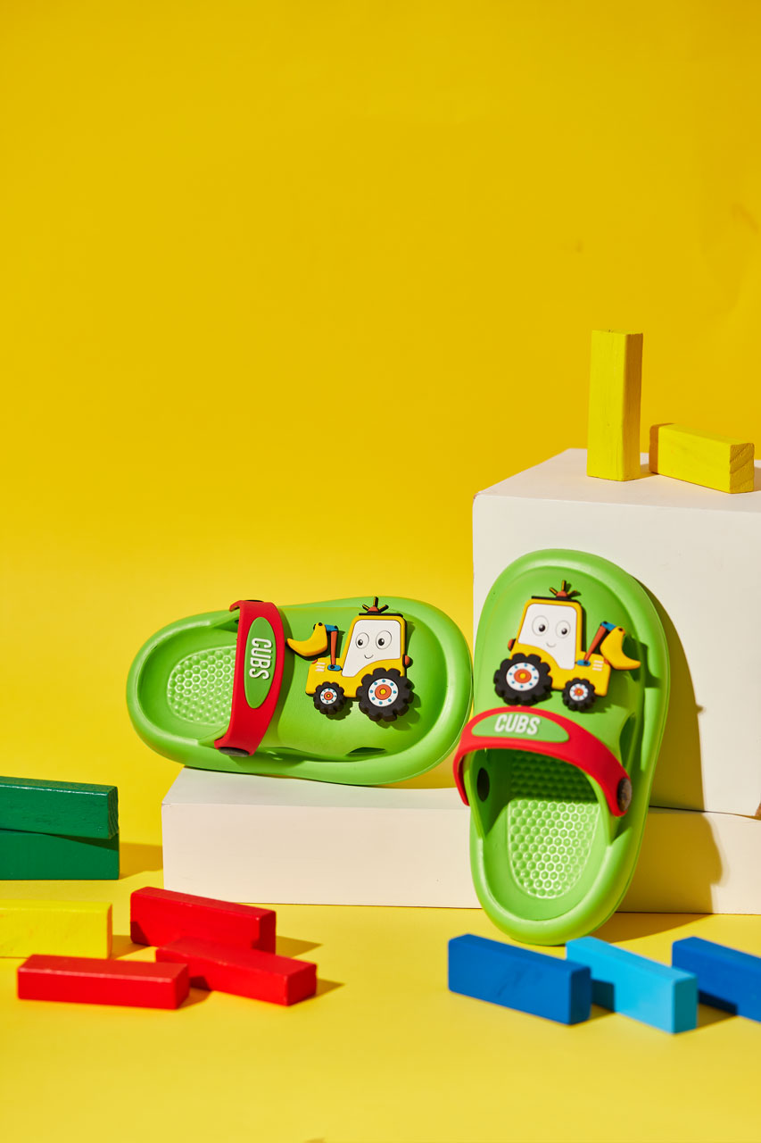 Kids Clog Turquoise Monsters