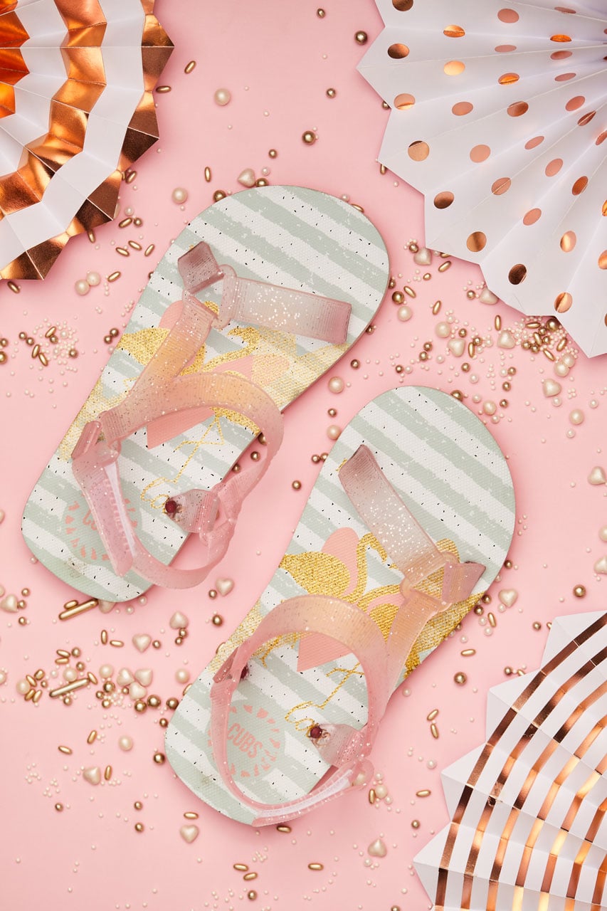 Sling Sandal Big Girl Golden Flamingo