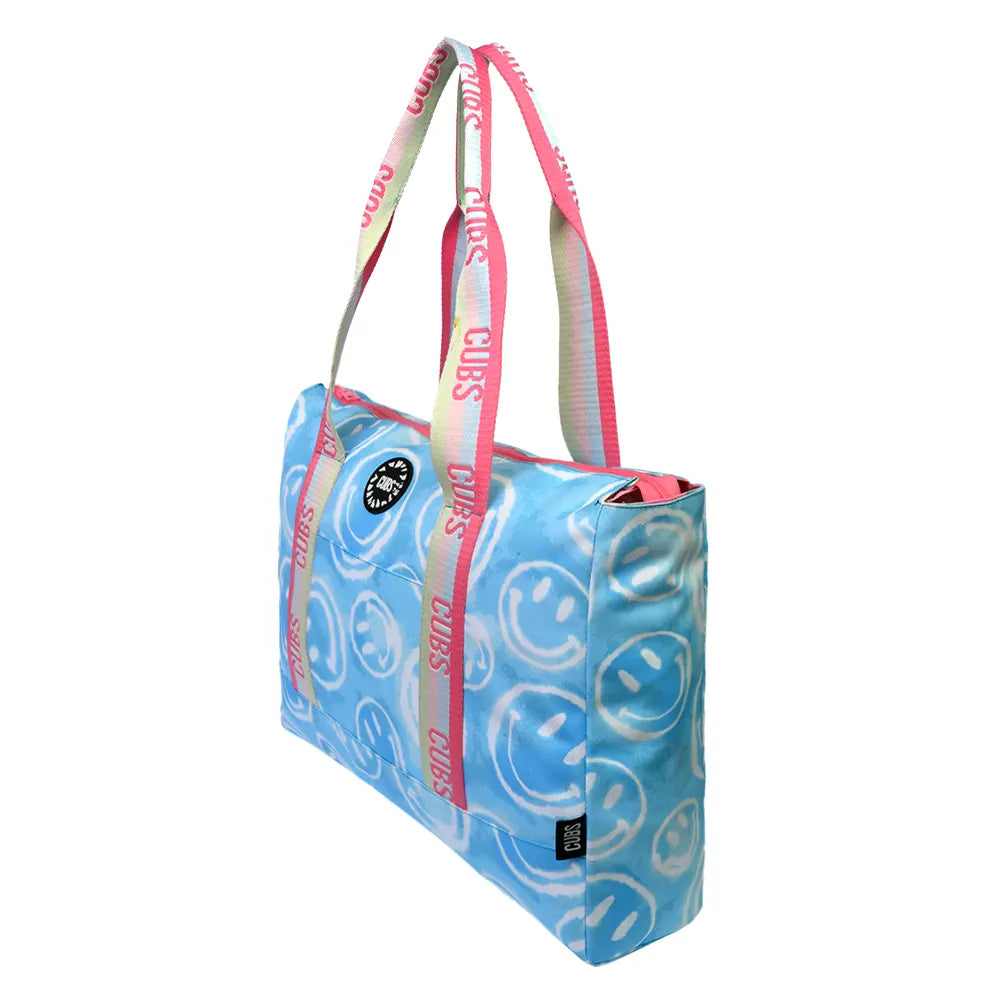 Watermelon Scales & Smiley Clouds Tote