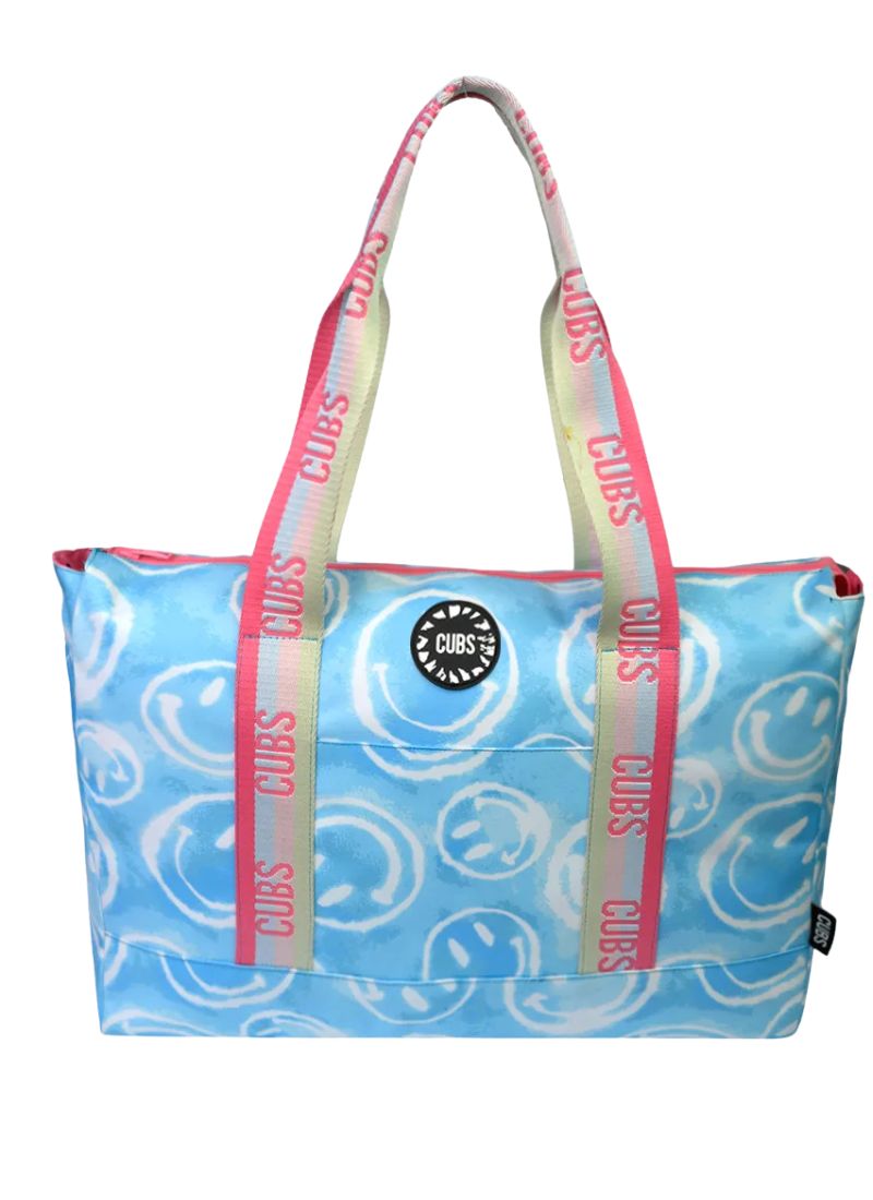 Watermelon Scales & Smiley Clouds Tote