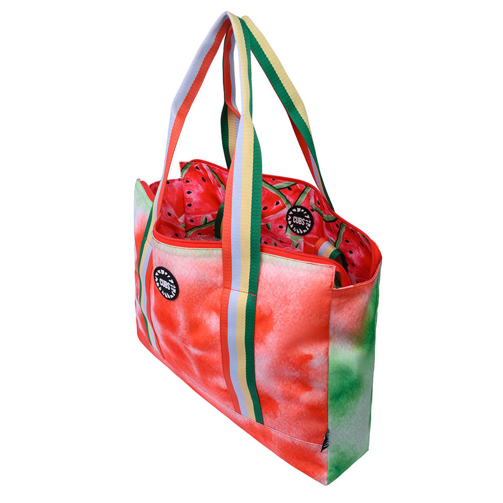 Green WaterMelon Cocktail Double Face Tote Bag