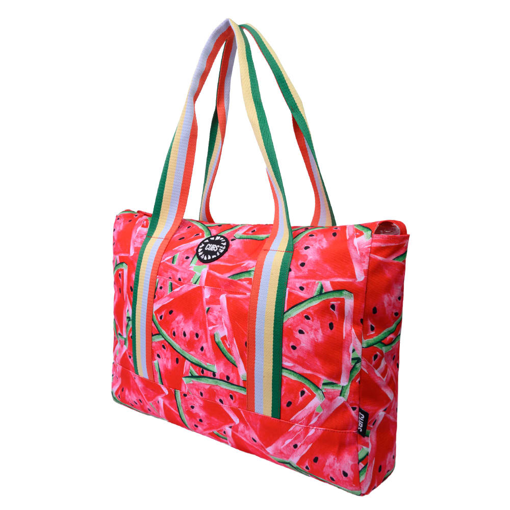 Green WaterMelon Cocktail Double Face Tote Bag