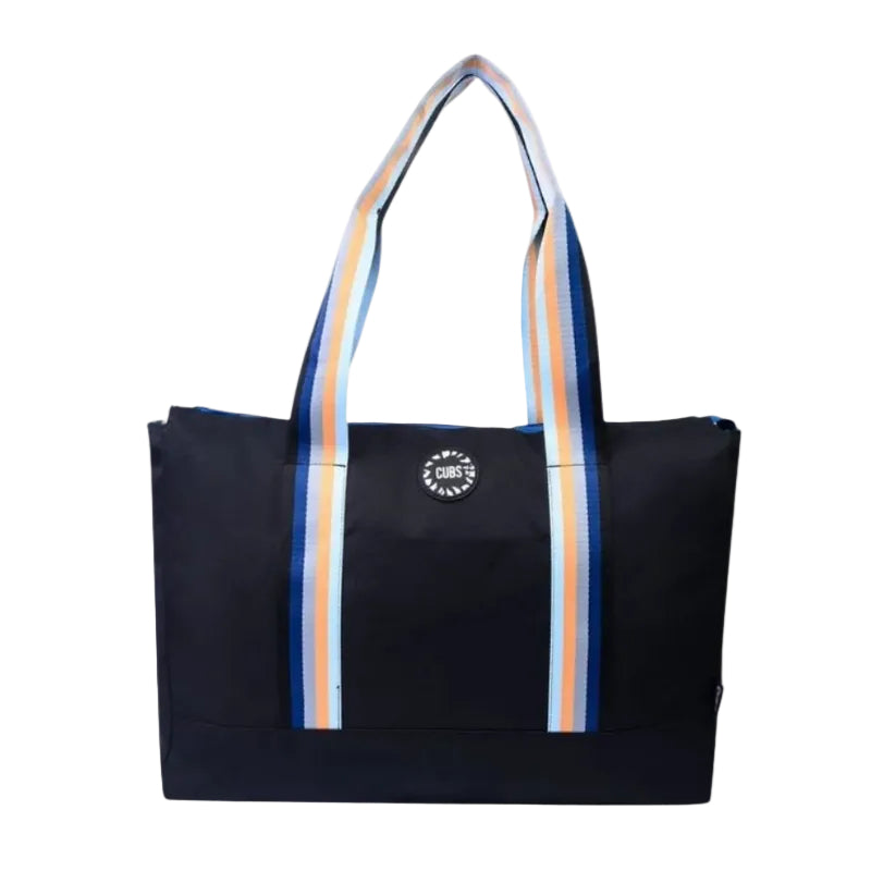 Always Tanned Tie Dye Black Double Face Tote Bag