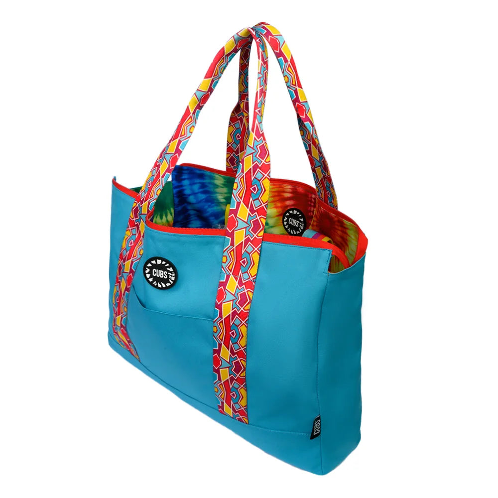 Sunkissed Tie Dye Style Tote Bag Double Face