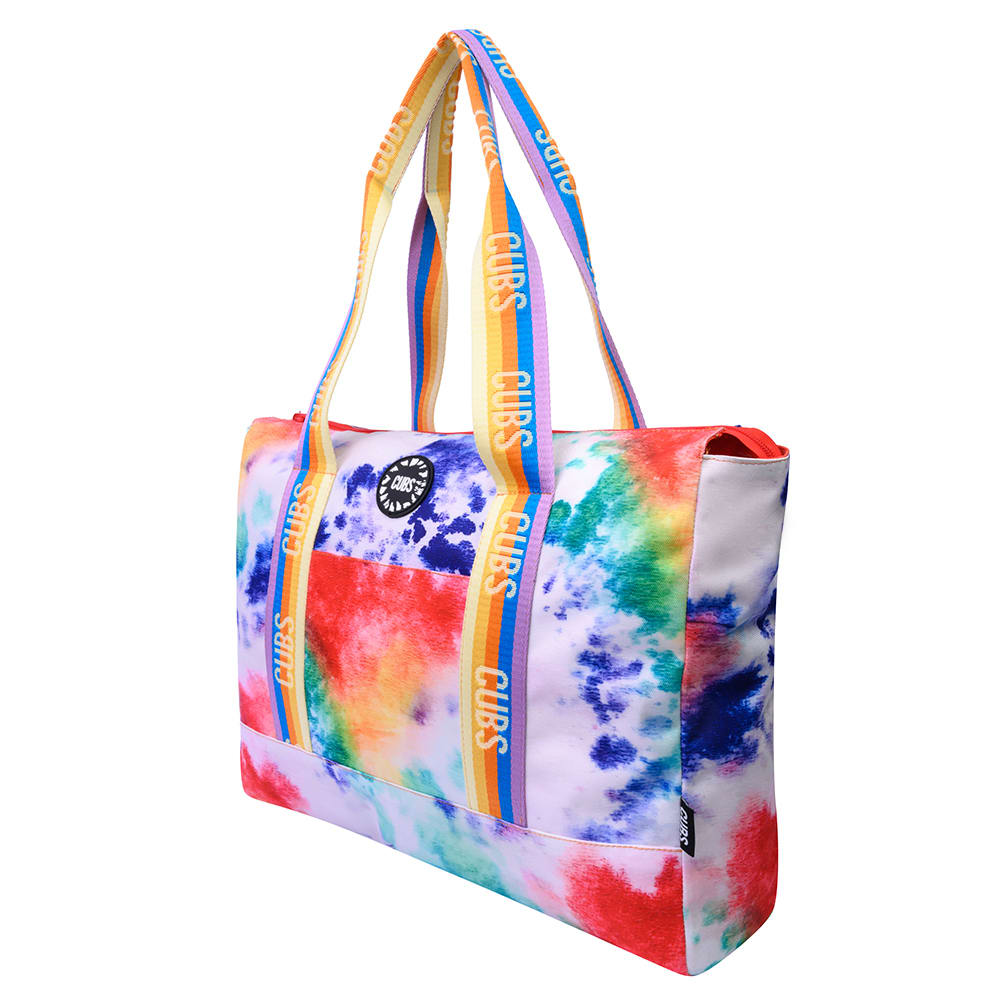Smudged Paint & Peach Double Face Tote Bag
