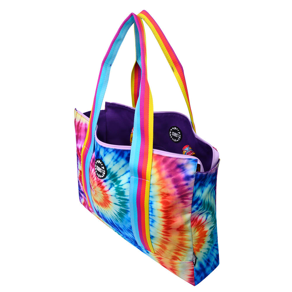 Lilac Dreams Tie Dye Double Face Tote Bag