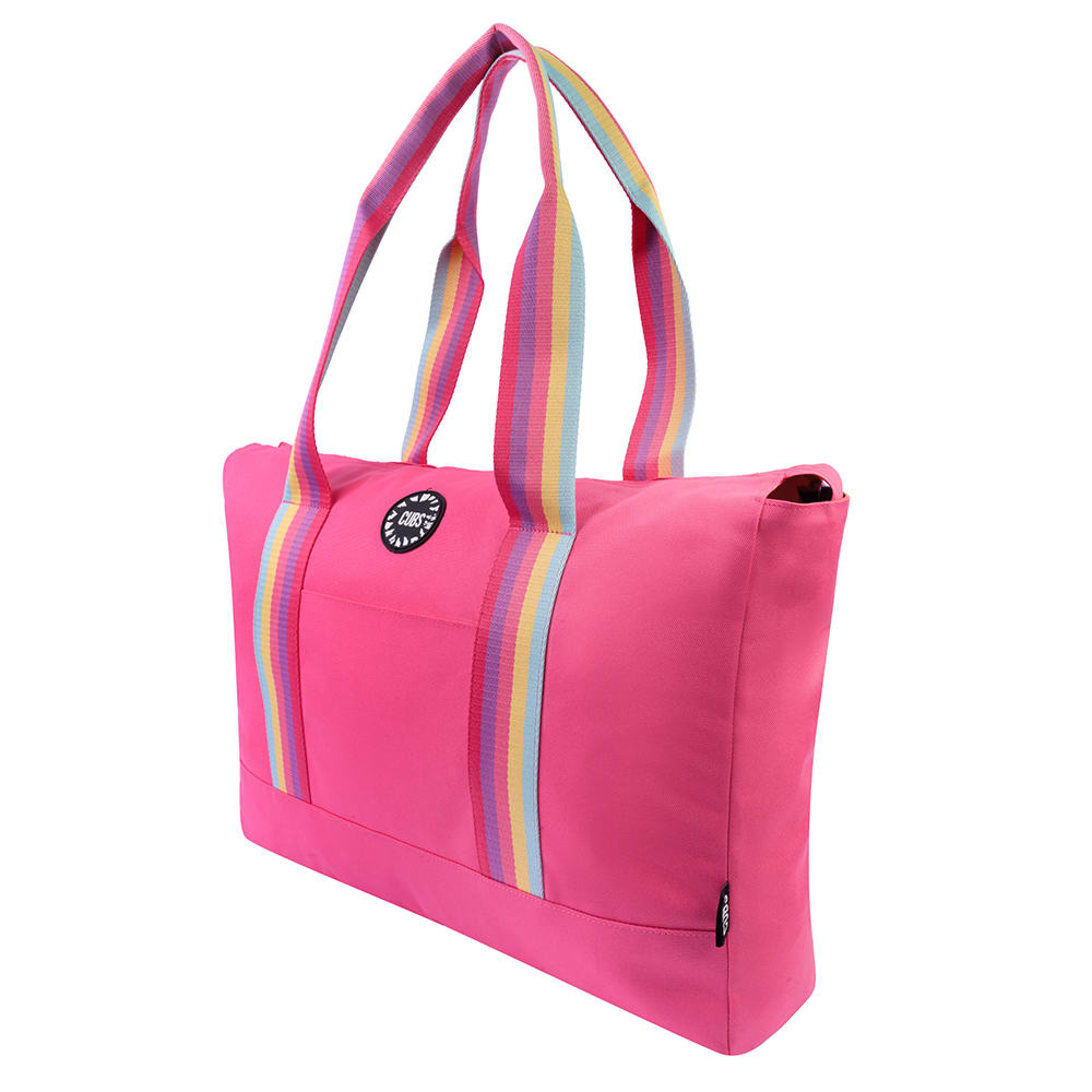 Fuchia Tie Dye Double Face Tote Bag