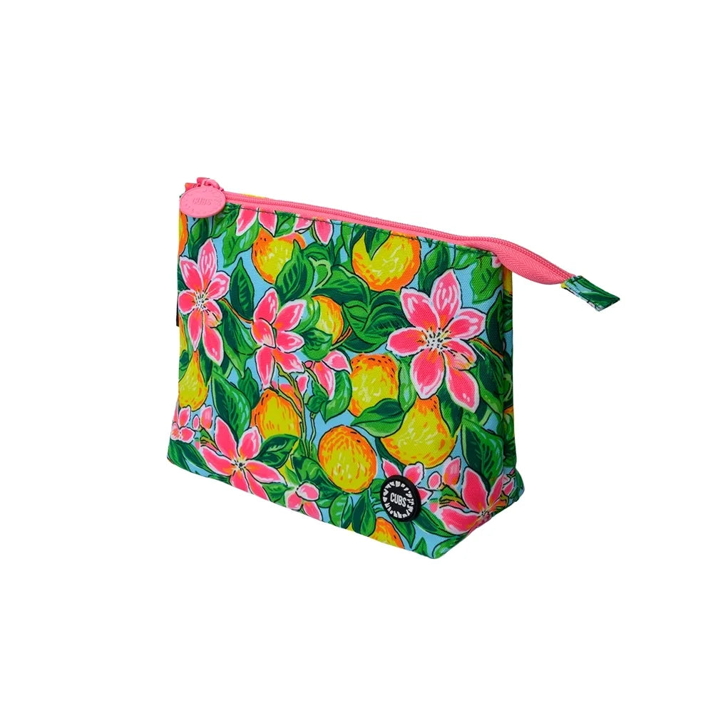 Fuchia Lemon 1 Medium Pouch
