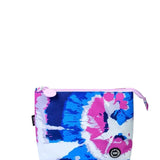 Blue Tie Dye Medium Pouch