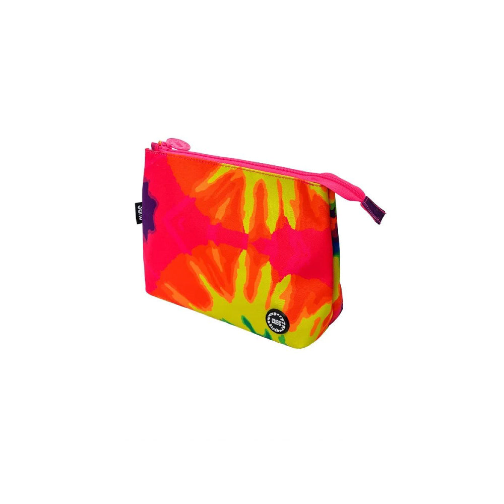 Fuchia Tie Dye Medium Pouch