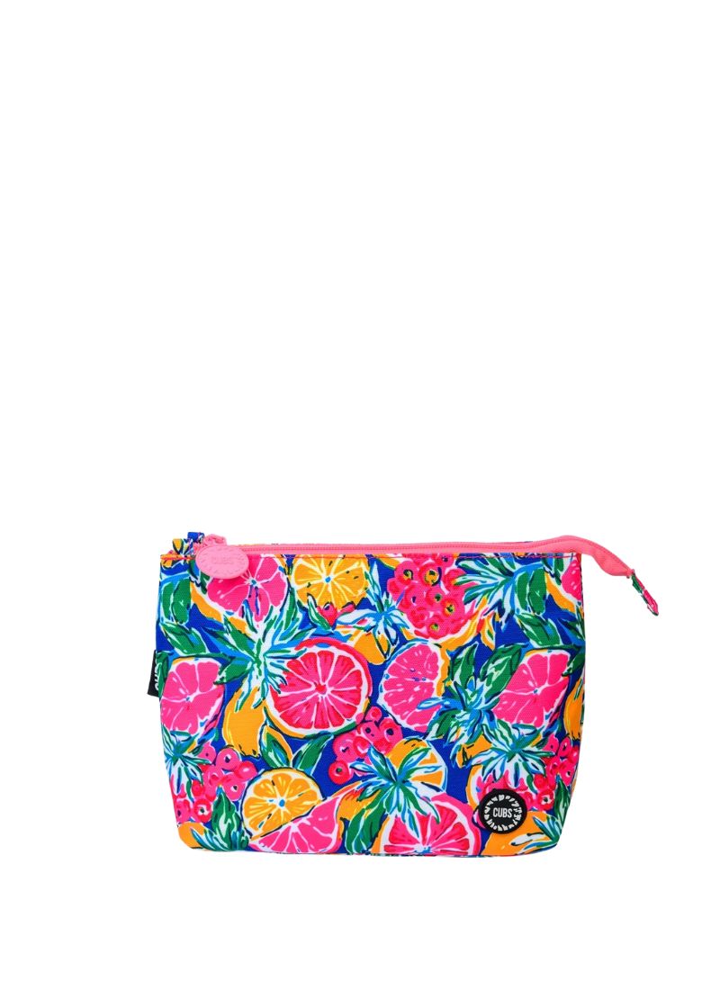 Fuchia Lemon 2 Medium Pouch