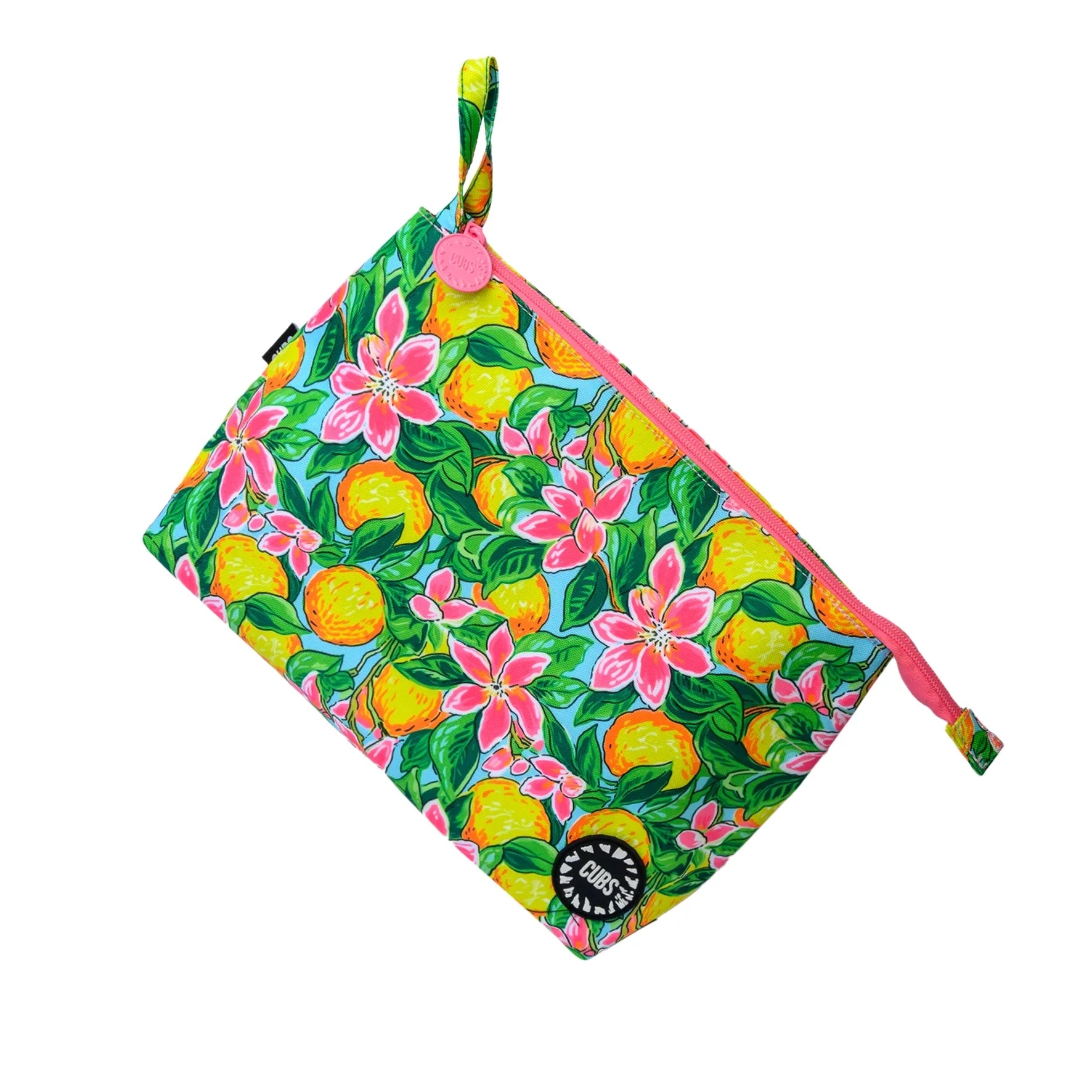 Fuchia Lemon 1 Large Pouch