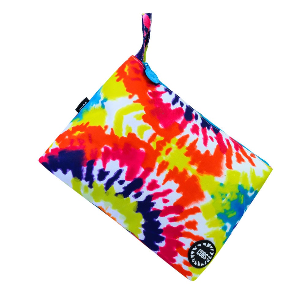 Happy Tie Dye Large Pouch