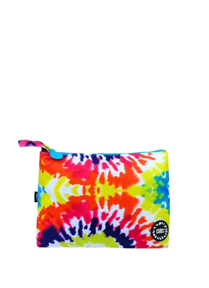 Happy Tie Dye Large Pouch