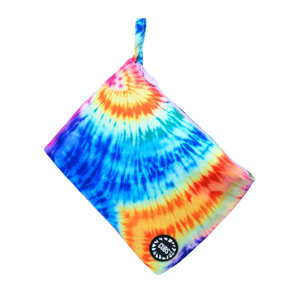 Lilac dreams tie dye Large Pouch