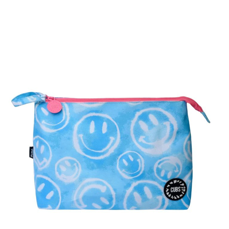 Smiley Clouds Large Pouch