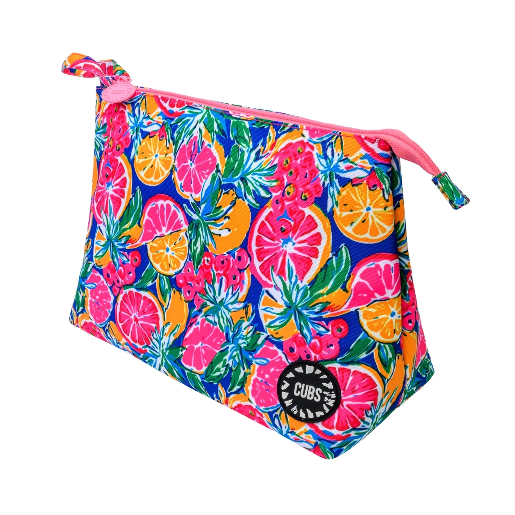 Fuchia Lemon 2 Large Pouch
