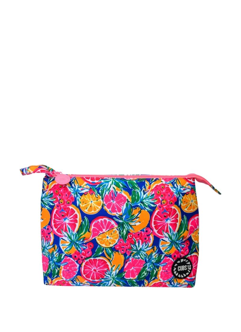 Fuchia Lemon 2 Large Pouch