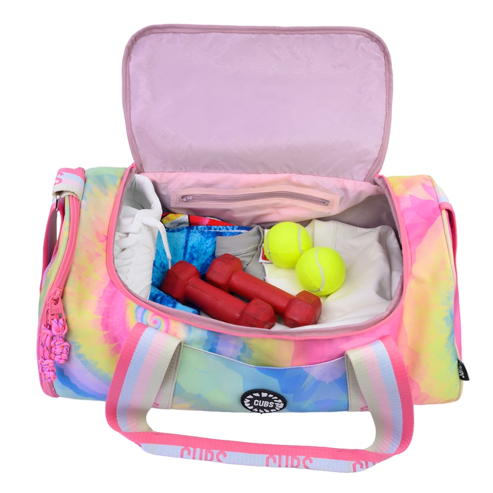 Pastel Tie Dye Large Duffel One Pocket