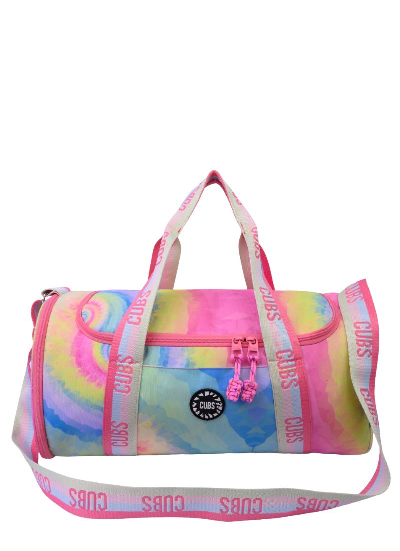 Pastel Tie Dye Large Duffel One Pocket