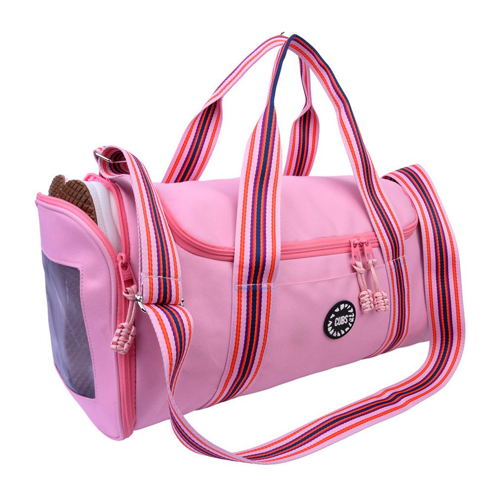 true Pink Large Duffle One side Pocket
