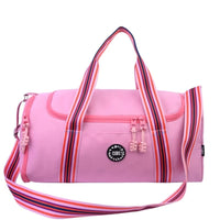True Pink Large Duffel Bag - One Side Pocket