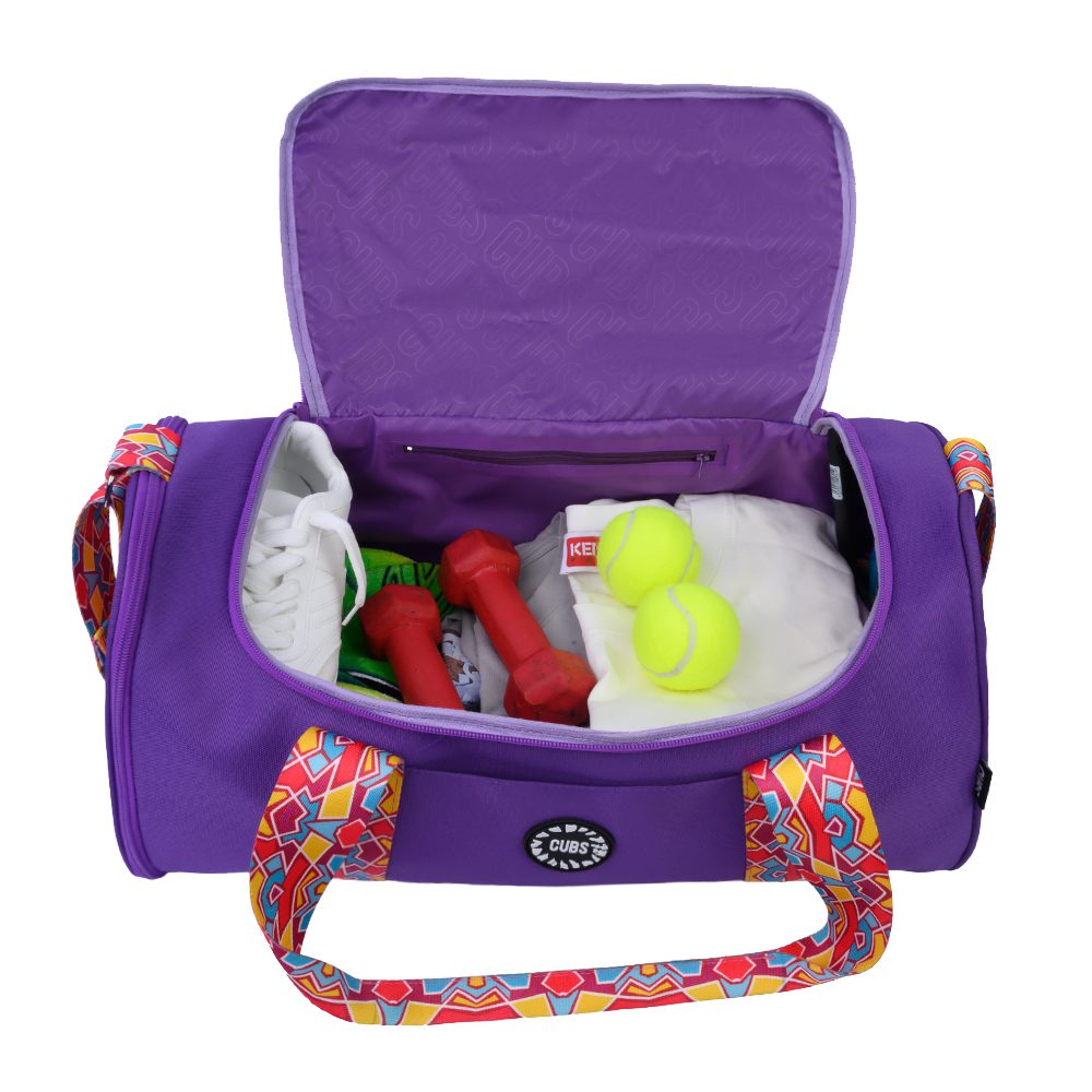 Very Purple Large Duffle One side Pocket