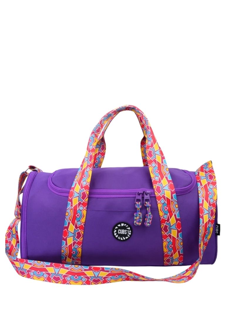 Very Purple Large Duffle One side Pocket