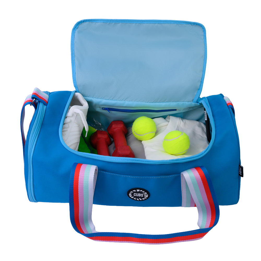 Turquoise 1 Large Duffle One side Pocket