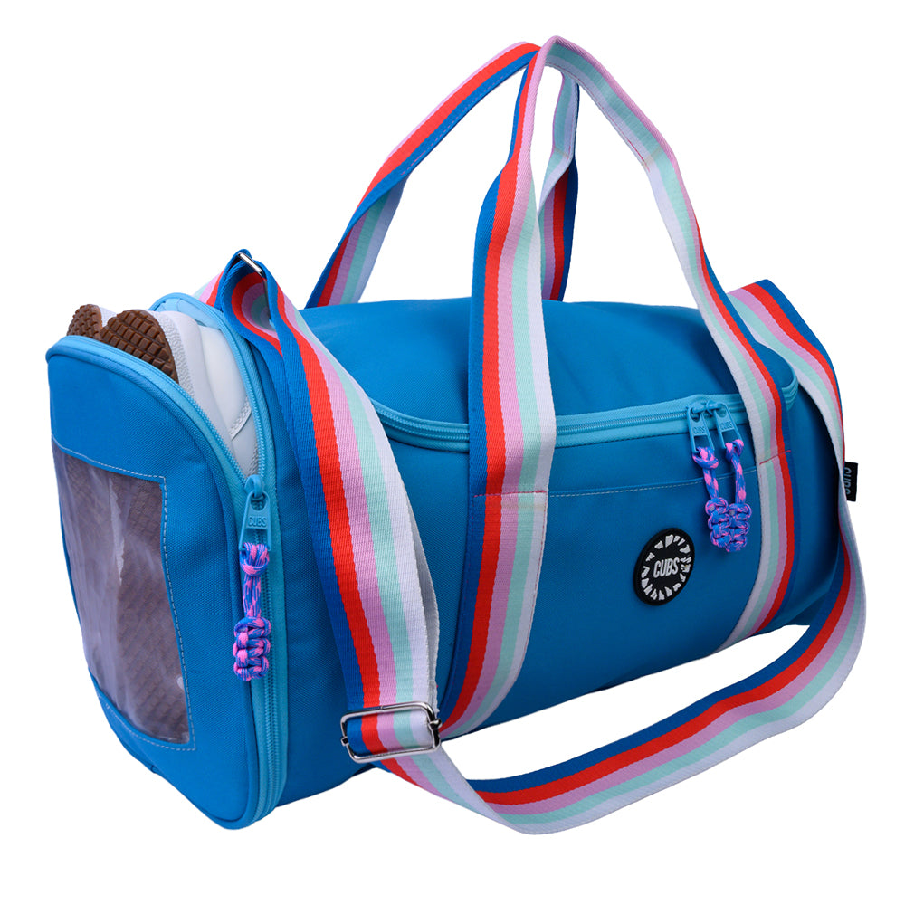 Turquoise 1 Large Duffle One side Pocket