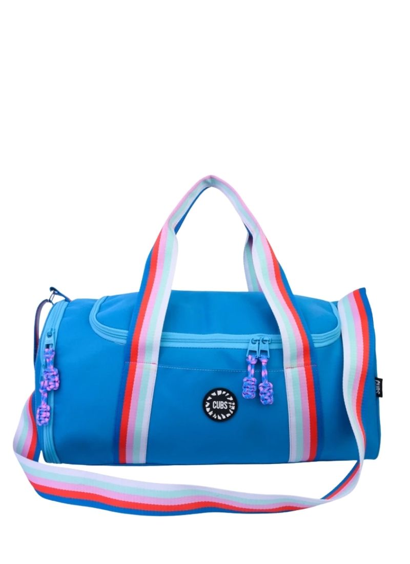 Turquoise 1 Large Duffle One side Pocket