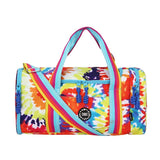 Happy Tie Dye Large Duffel Bag - Two Side Pocket