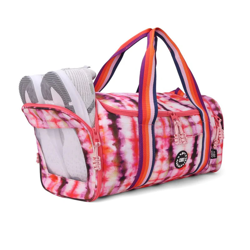 Tie Dye Art Large Duffel Bag - Two Side Pocket