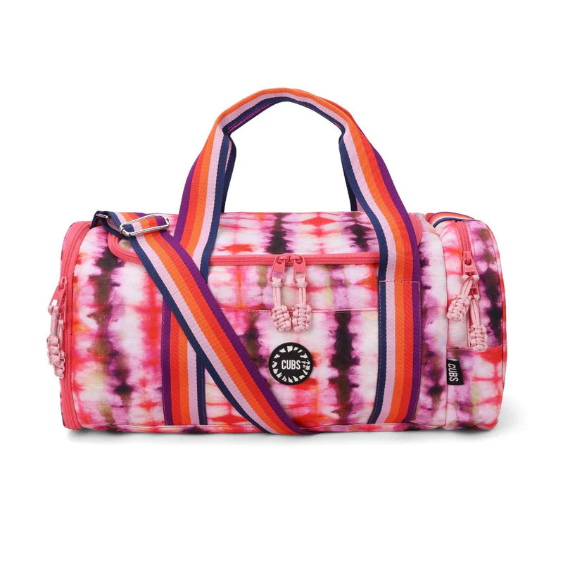 Tie Dye Art Large Duffel Bag - Two Side Pocket