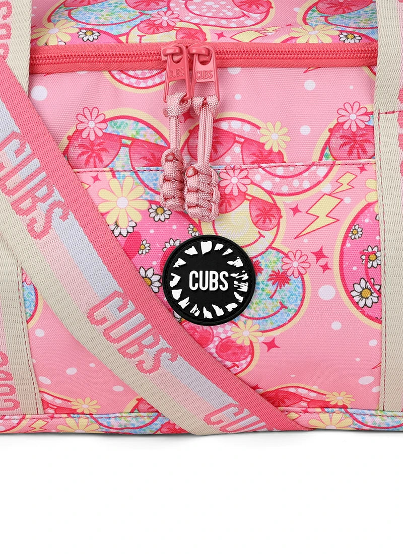 Smiley Faces two side Pocket Large Duffel bag