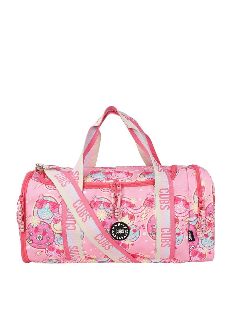 Smiley Faces two side Pocket Large Duffel bag