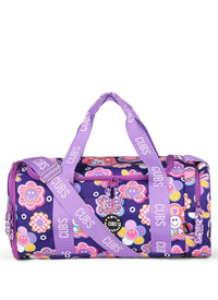 Deep Purple Roses two side Pocket Large Duffel bag