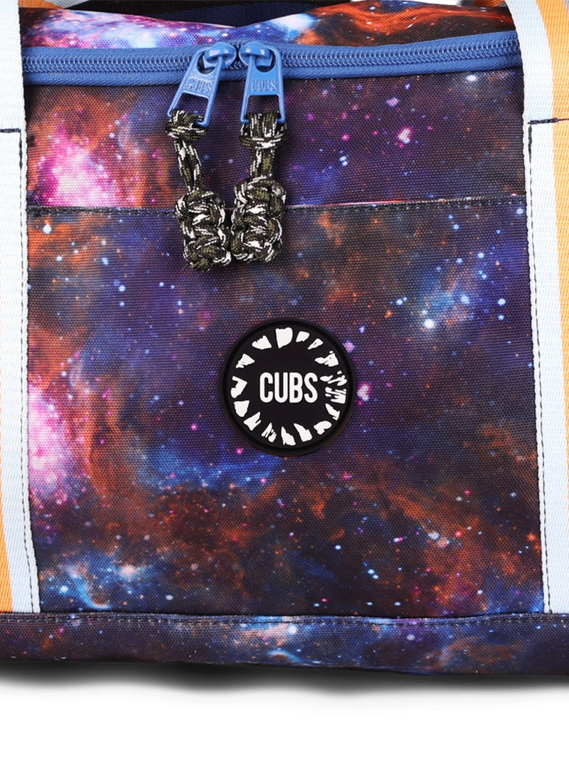 Purple Galaxy two side Pocket Large Duffel bag