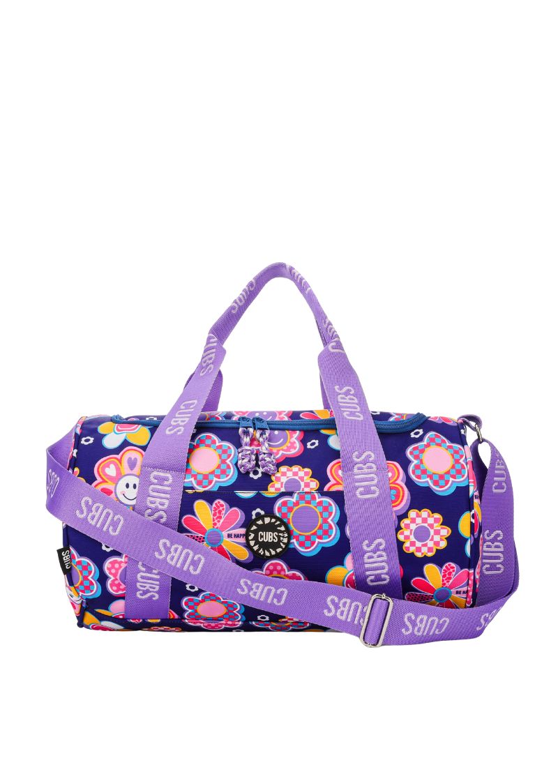 Deep Purple Roses Medium Duffel Bag