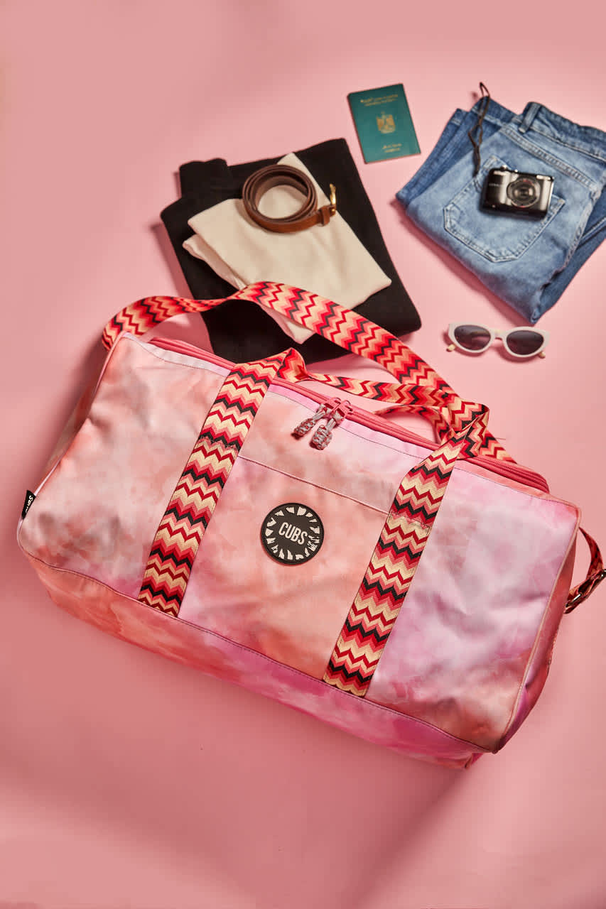 Pink Clouds Weekender Duffel Bag