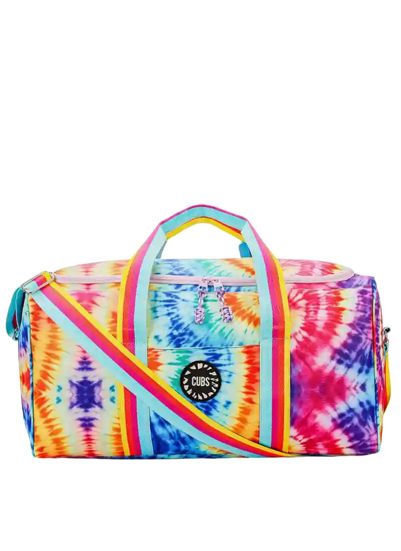Lilac Dreams Tie Dye Weekender Duffel Bag