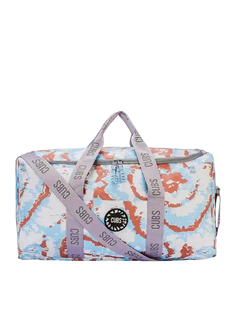 Baby Blue Tie Dye Weekender Duffel Bag