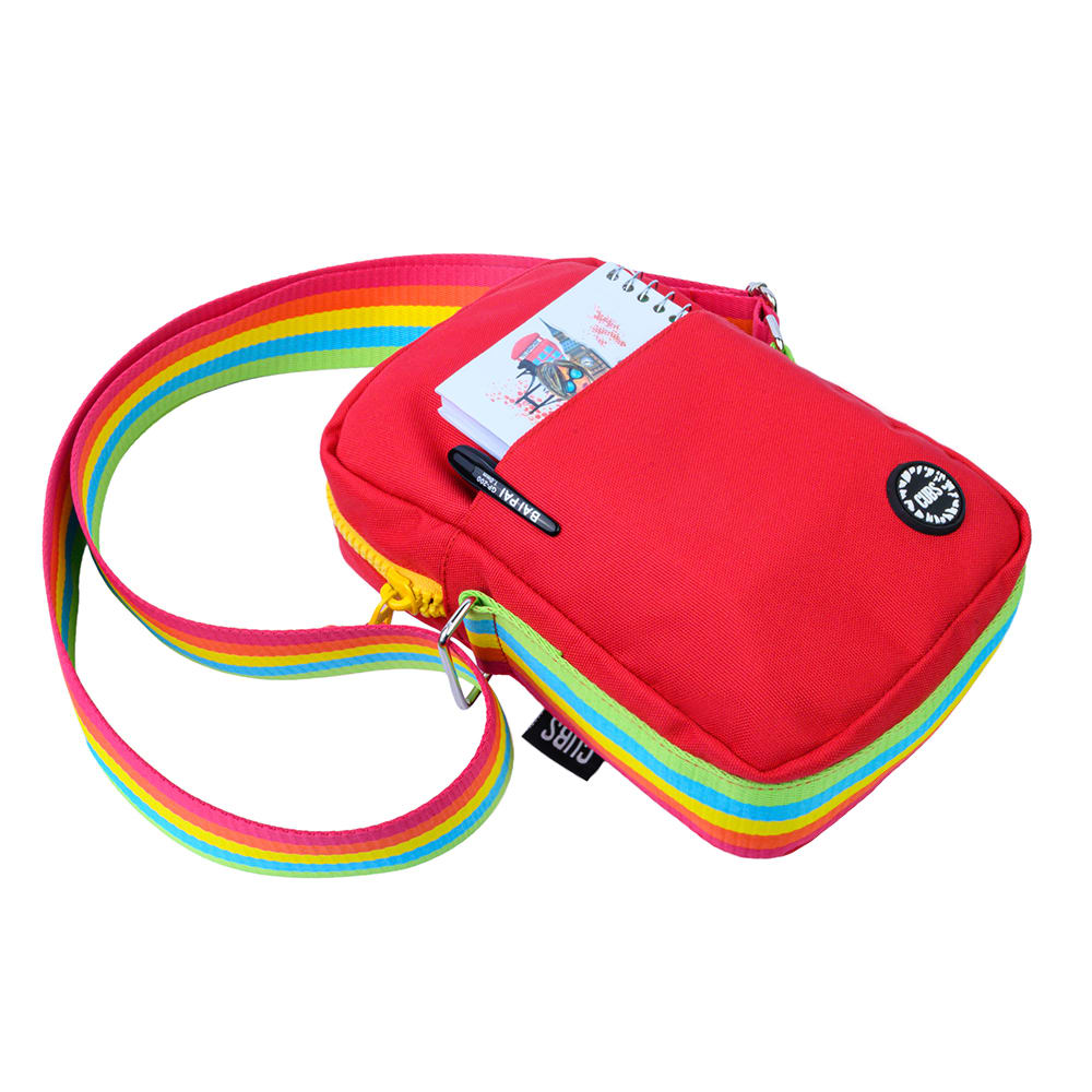 Dark Red Cross Body Bags