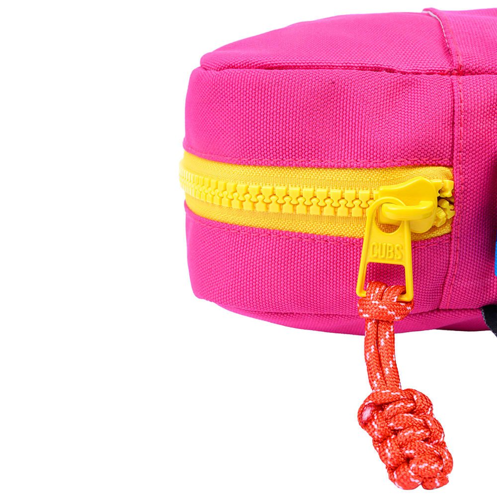 Fuchia/Yellow Cross Body Bag
