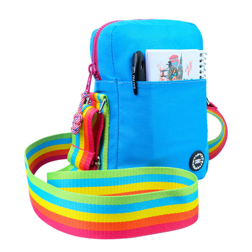 Blue/Fuchia Cross Body Bag