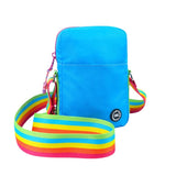 Blue/Fuchia Crossbody Bag
