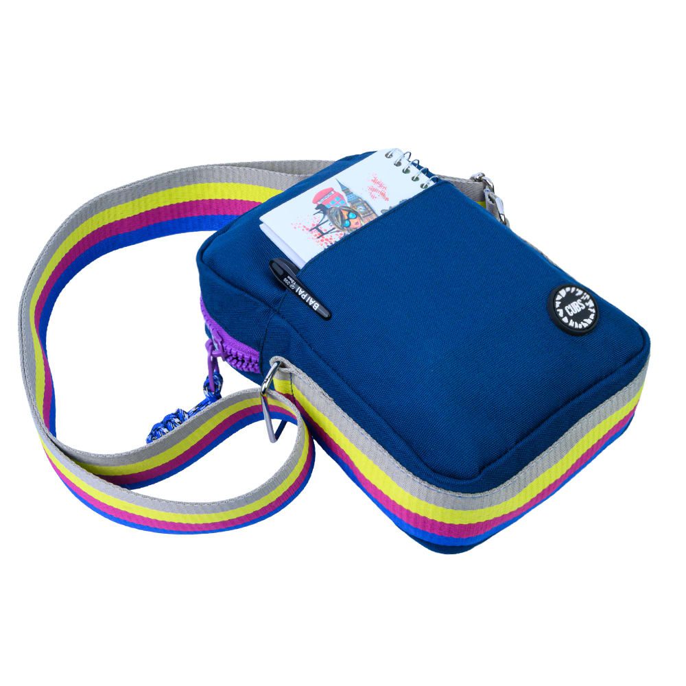 Navy/Purple Cross Body Bags