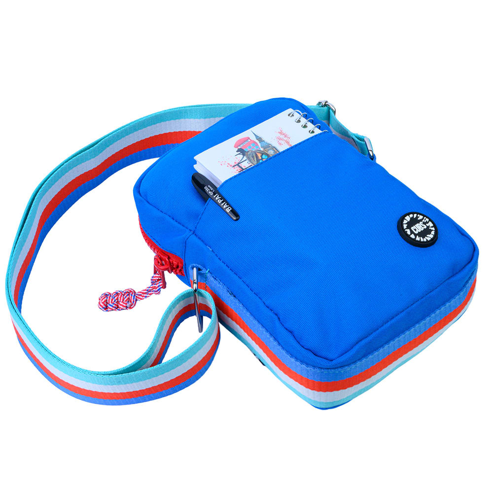 Royal Blue/Red Cross Body Bags