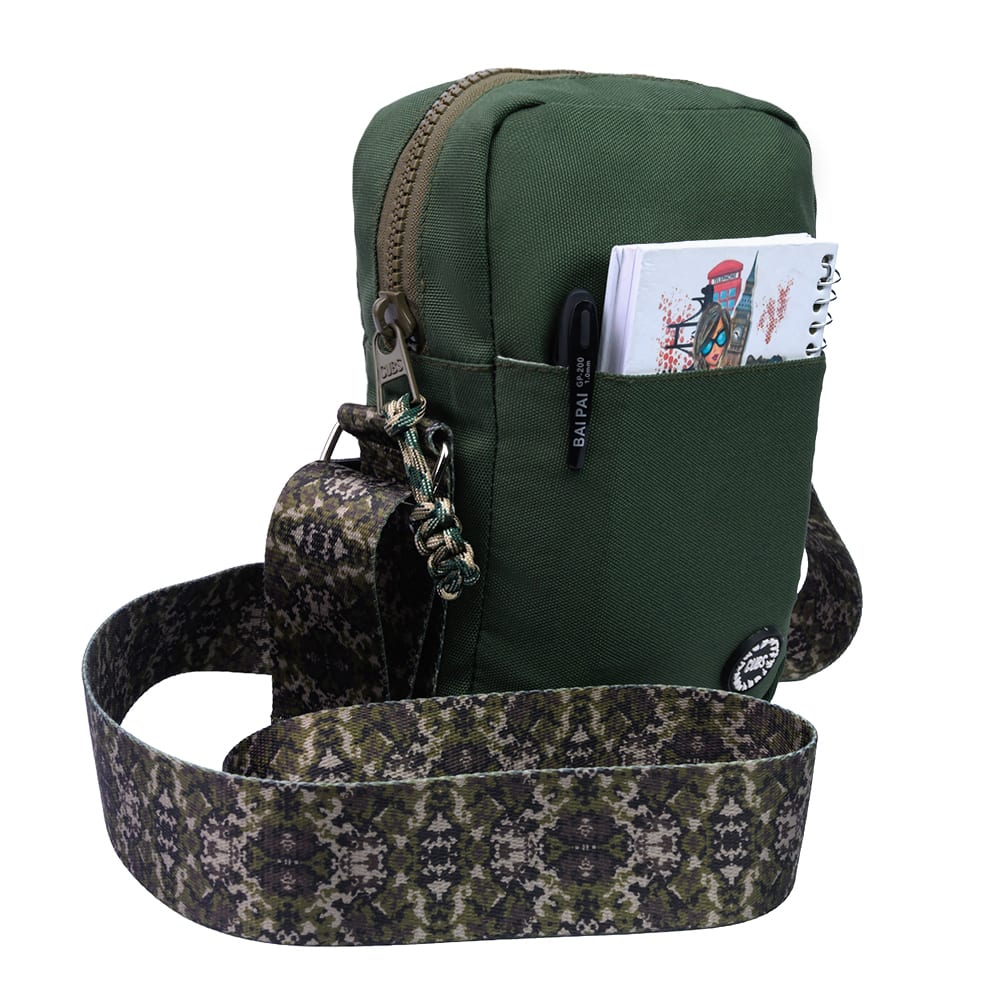 Army Green Cross Body Bag